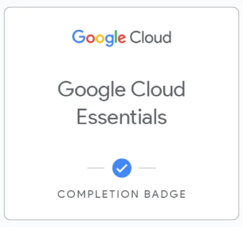GCP Essentials Badge