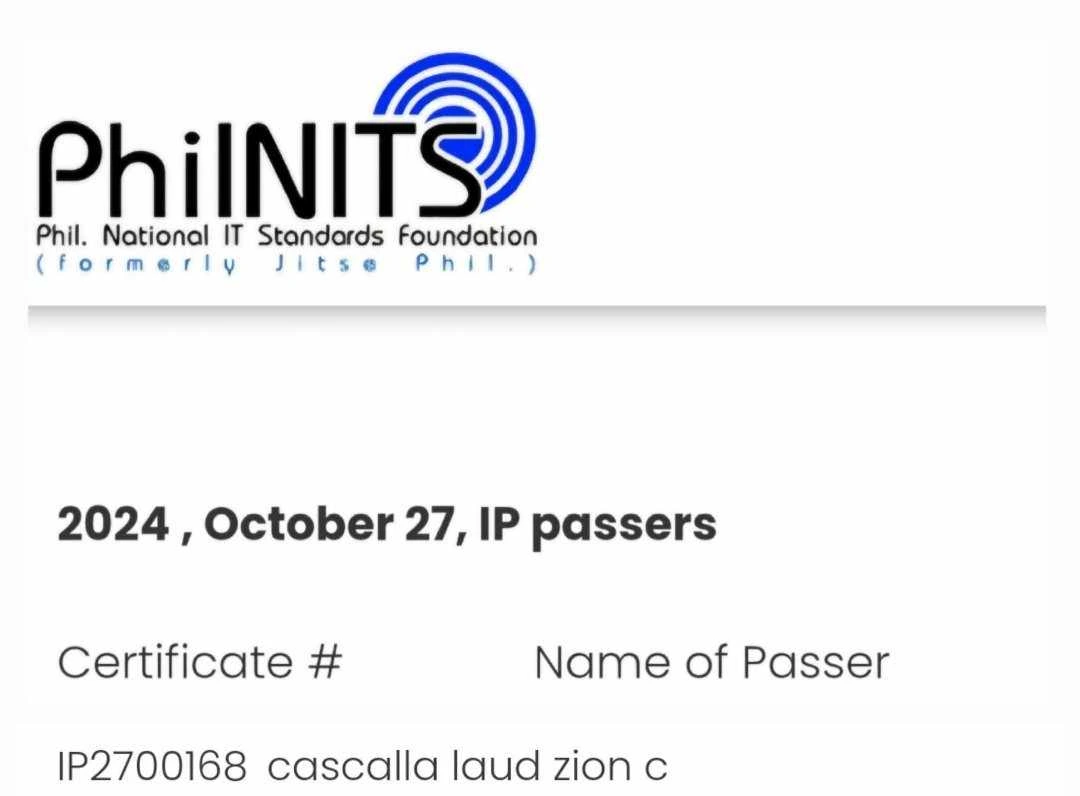 Certificate 2